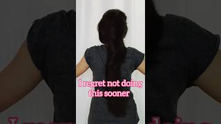 I regret not doing this sooner haircare shortsvideo [upl. by Wein]