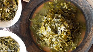 Simple Vegetarian Collard Greens Recipe  EatSimpleFoodcom [upl. by Broderick]