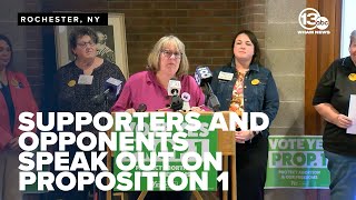 Supporters opponents weigh in on New Yorks Proposition 1 [upl. by Pagas]