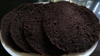 Chocolate Sponge Cake  Chocolate Cake Recipe  Food Moments [upl. by Findlay]