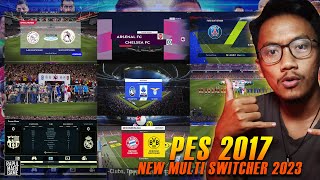 PES 2017 NEW MULTI SWITCHER SIDER V 23 2023 Scoreboard Gate Trophy dll  COMPATIBLE ALL PATCH [upl. by Ainniz855]