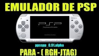 Como instalar Emulador de PSP •  ppsspp091alpha  • Para Xbox RGH [upl. by Ahsiet429]