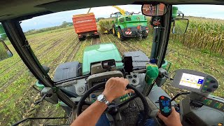 Cab View  Fendt 916 TMS  Mais Silage [upl. by Lemuel]