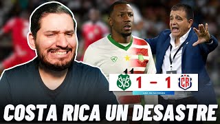 🚨DESASTRE COSTA RICA SUFRE DOLOROSO EMPATE ANTE SURINAM Y SE COMPLICA EL PASE A CUARTOS  REACCIÓN [upl. by Allecnirp]