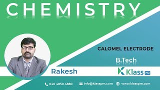 Calomel Electrode Unit3  Engineering Chemistry  BTech Tutorials  KlassPM [upl. by Keavy]