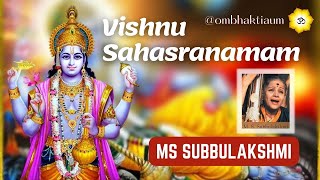 Vishnu Sahasranamam  MS Subbulakshmi  lyrics [upl. by Kreindler969]