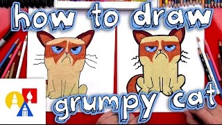 How To Draw Grumpy Cat [upl. by Olra39]