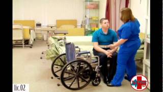 Transfer From Bed to Wheelchair [upl. by Enila]