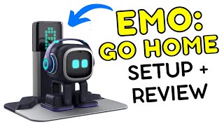 THE AMAZING EMO GO HOME AI DESKTOP ROBOT COMPLETE SETUP amp REVIEW [upl. by Jarin]