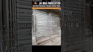 New Double And Mini door Iron amp Steel mix gate  Jai Maa Fabrication gatehardware multigate [upl. by Brookes]