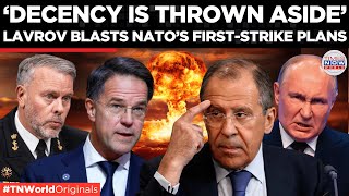 ‘True intentions announced publicly’ Lavrov Tears Into NATO’s Dangerous FirstStrike Threats [upl. by Billy296]