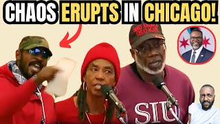 Pissed Off Chicago Residents Slam Mayor Brandon Johnson To His Face While Celebrating Trumps Win [upl. by Enitsirk]