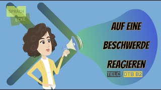 Auf Eine Bschewerde Reagieren  TELC DTB B2 [upl. by Croom]