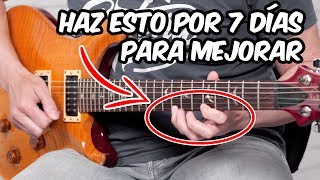 HAZ ESTE EJERCICIO POR 7 DÍAS para MEJORAR tu TÉCNICA DE PÚA y ser MEJOR GUITARRISTA [upl. by Lirva646]