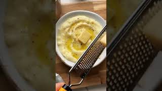 garlic parmesan mashed potatoes  cooking recipes shorts [upl. by Leddy588]