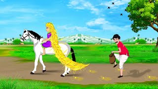 लालची रानी के सुनहरे बाल  Hindi Story  Hindi Kahaniya  Moral Stories  cartoon story [upl. by Twyla]