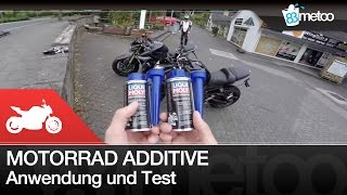 Motorrad Benzin Additive Test Liqui Moly Speed Additive Anwendung und Test Yamaha FZ8 Suzuki GSR750 [upl. by Enirual225]