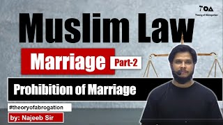 Marriage under Muslim law part 2 Prohibition of marriages [upl. by Riki]