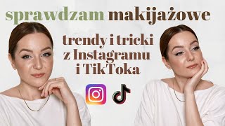 TRICKI MAKIJAŻU PODPATRZONE NA INSTAGRAM I TIKTOK [upl. by Nims643]