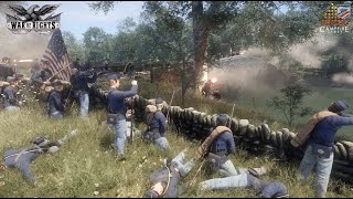 The 52nd NY at the Sunken Road and The Wheatfield  War of Rights 159th Anniversary of Gettysburg [upl. by Eiromem]