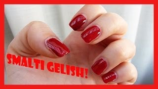 Manicure semipermanente con smalti Gelish [upl. by Iccir]