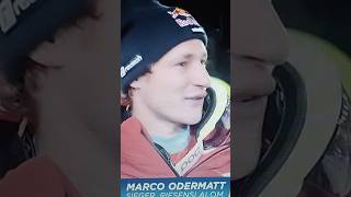 Marco Odermatt Interview Riesentorlauf Schladming 2024 [upl. by Teresita588]