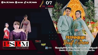 🔴Live Wedding Yusuf amp Daiva  Cs PSPM Musik  New SGM Pro Audio amp Video HDFullHD 2 [upl. by Nnaeel494]