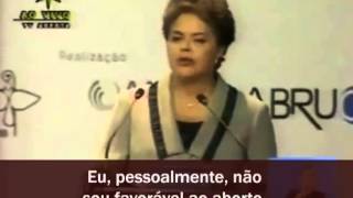 Dilma Rousseff é a favor do aborto [upl. by Naillimixam]