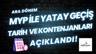 MYP İLE YATAY GEÇİŞ TARİHLERİ VE KONTENJANLARI AÇIKLANDI [upl. by Sanoy376]