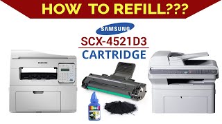 How To Refill Samsung SCX 4521 Cartridge  StepWise Full Detailed Video In Nepali [upl. by Lillywhite]