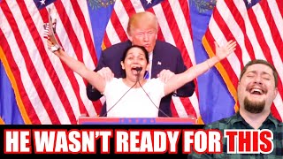 Hispanic woman takes Trump rally BY STORM what happens next is unbelievable [upl. by Pittel198]