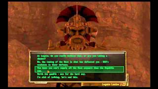 Fallout New Vegas Defeating Legate Lanius with Barter [upl. by Gunzburg]