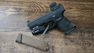 Glock 19 Gen 4 MOS  509T  Heinie Sights [upl. by Ydner]