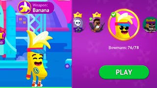 Bowmasters All New Characters and 3 New Characters  Devil Banana and Miron [upl. by Ecnaiva911]