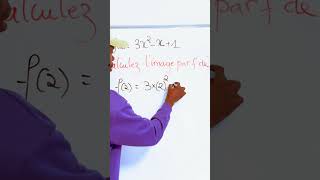 Calcul de l’image par une fonction mathes education mathstricks algebra [upl. by Naillij]