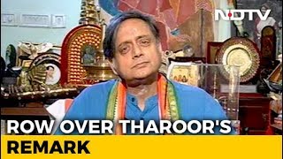 quotWhy Should I Apologisequot Shashi Tharoor On His quotHindu Pakistanquot Comment [upl. by Jurkoic]