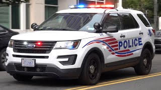 Washington Metropolitan Police Department Car D11 Responding 9723 [upl. by Chiarra]