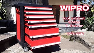 WIPRO TOOL CABINET TROLLEY 7 DRAWER  TCT07D [upl. by Teirtza622]