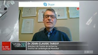 La colchicine et la COVID19  entrevue avec JeanClaude Tardif [upl. by Branham]