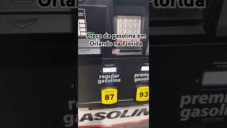 Preço da gasolina ⛽ orlandoflorida gasolina abastecimento vocesabia curiosidades vidanoseua [upl. by Orel]