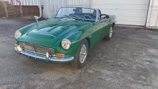 1969 MG C Convertible Walk Around and Start [upl. by Eneleahcim861]