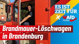 BrandmauerLöschwagen in Brandenburg  Dr Götz Frömming AfD [upl. by Kiker]