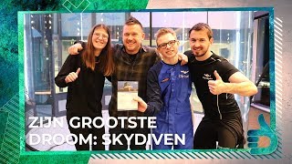 Je GROTE LIEFDE verrassen met indoor skydiven  Down met Johnny [upl. by Ecirtam613]