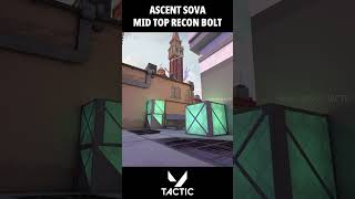 Ascent Defensive Sova Mid Top Recon Bolt on A site  Valorant Tactic [upl. by Ynnep]