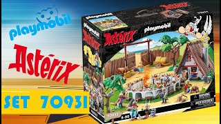 Playmobil SET 70931 ASTERIX amp OBELIX Dorffest [upl. by Llehsram971]