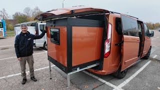 SLIDEOUT WOHNMOBIL CAMPER BEKANNT AUS ARD EINFACH GENIAL Handwerker erfindet 6000 € Camper Van [upl. by Gierk417]