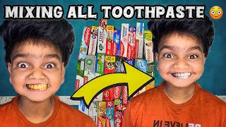 Mixing All Toothpaste  Shocking Result 😳  Arun Karthick [upl. by Calandria235]