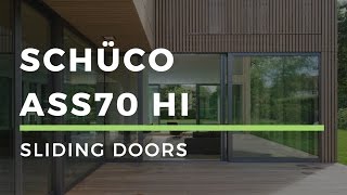 DWL  Schüco ASS70 HI sliding doors [upl. by Cheshire]