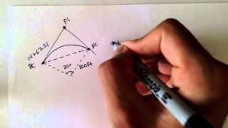 Advanced Geomatics Horizontal Curves Example 1 [upl. by Sirapal]