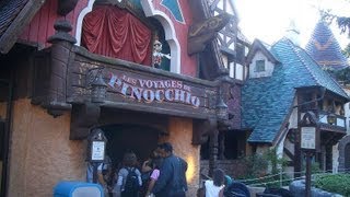 Pinocchios Daring Journey at Disneyland  HDThrillSeeker [upl. by Sacci378]